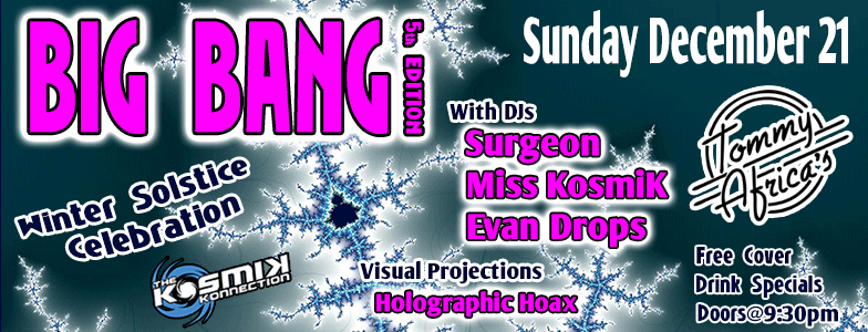BIG BANG #5 Winter Solstice Party in Whistler 2014