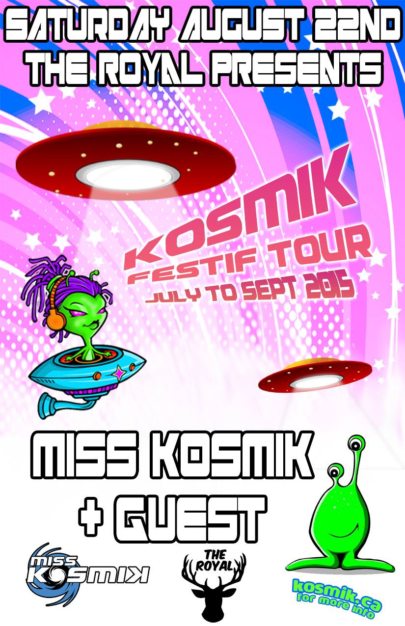 Miss KosmiK plays at The Royal in Fernie