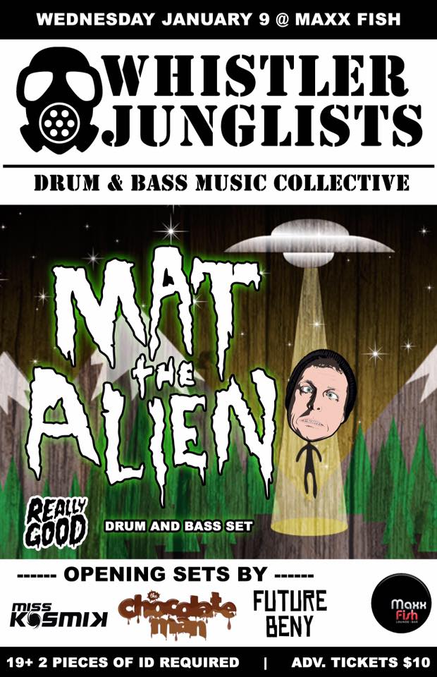 Mat The Alien plays with Miss KosmiK in Whistler