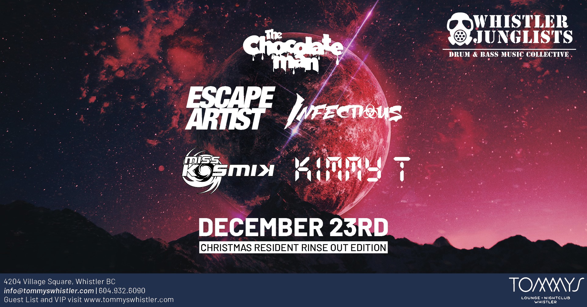Whistler Junglist Christmas Event